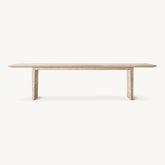 Travertine Dining Table (Two Legs)
